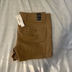 J CREW chino short size 6 NWT